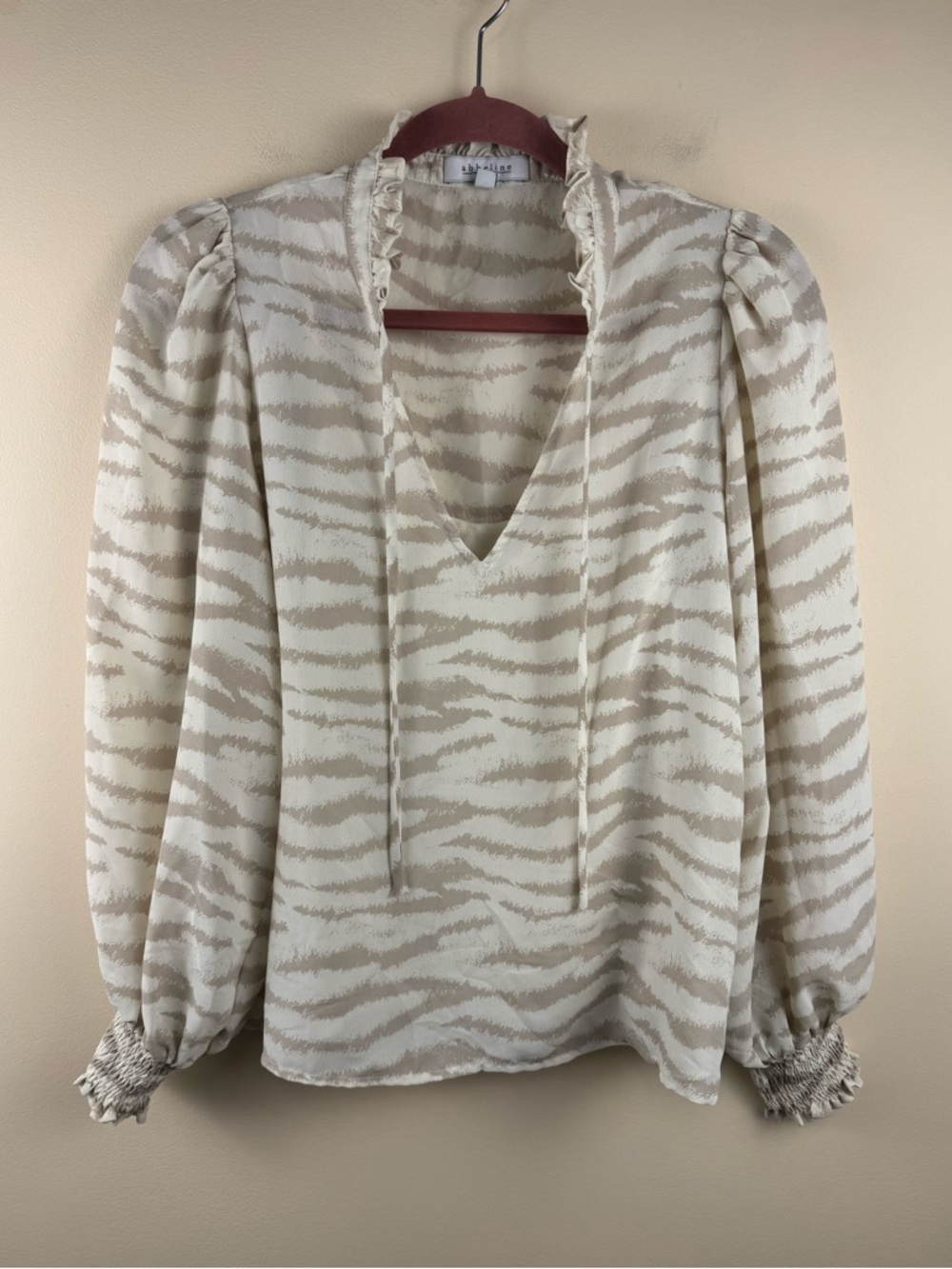 Abbeline Zebra Print Blouse